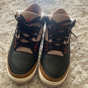 Jordan threes worn once